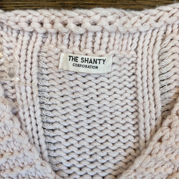 The Shanty Cable Knit Sweater Size Medium - Picture 2 of 5